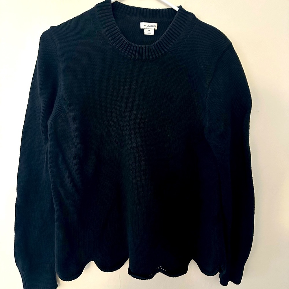 J. Crew Factory Scalloped Hem Sweater Women’s